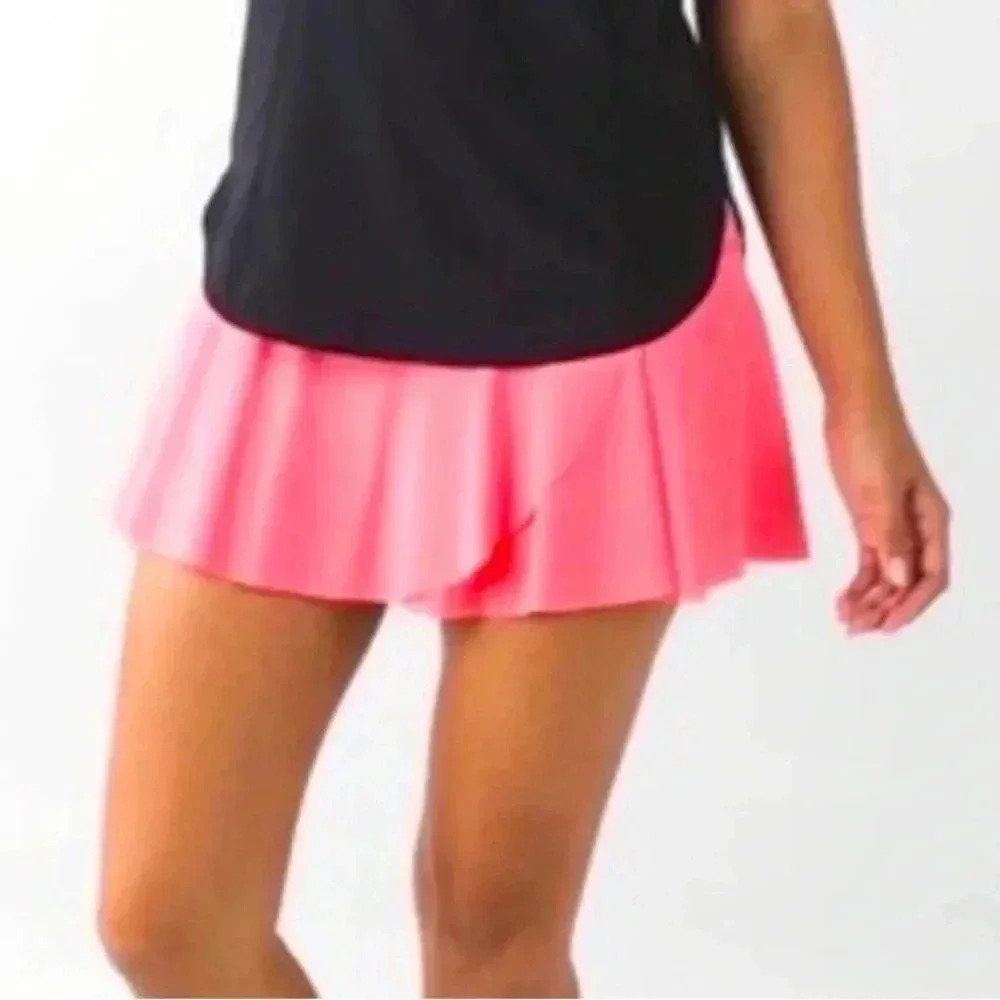 Lululemon Hit Your Stride Skirt Skort Pink Lemonade Size 6